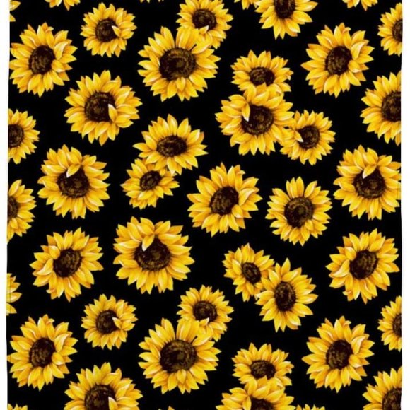 JASMODER Fall Throw Blanket Sunflower - Picture 1 of 3